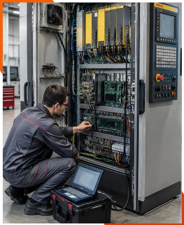 Ремонт систем ЧПУ FANUC промышленных станков в Курганинске
